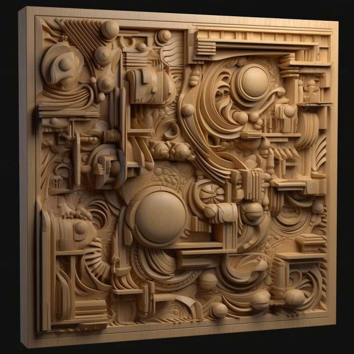 نموذج ثلاثي الأبعاد لآلة CNC 3D Art 